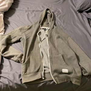Green hoodie